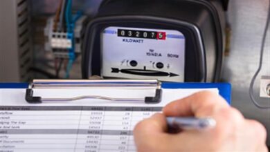 فاتورة الكهرباء