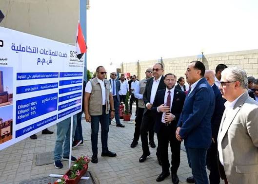 مدبولي يفتتح مصانع بالعين السخنة 